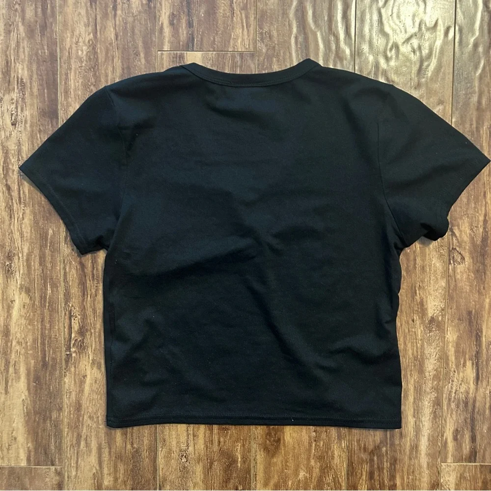 3black tops Olivia Rae vneck tshirt H&M sparklyglitter longsleeve Bluenotes tank - Picture 5 of 15